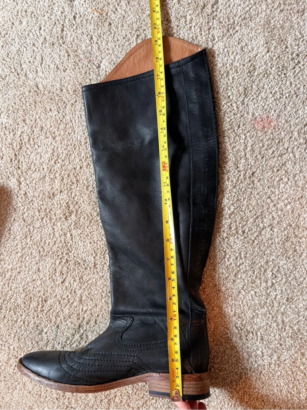 Free People Over the Knee Leather Boots